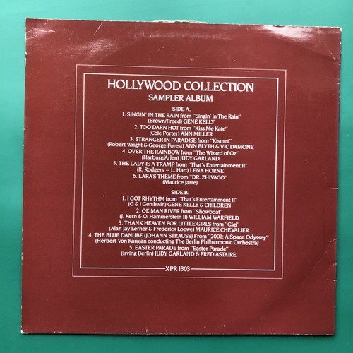 HOLLYWOOD COLLECTION Film Soundtracks Musicals LP White Label CBS PROMO SAMPLER - Picture 2 of 13