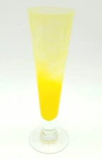 Manorisms Brunch / Parfait / Champagne Yellow Beverage Glass Stemware 8.25"