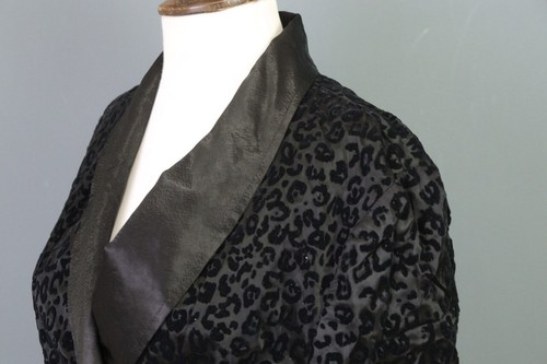 JUST CAVALLI Black Animals Printed Doubel Breast Coat Blazer Size 40 - Picture 9 of 21
