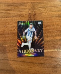 Enzo Fernandez 2023-24 Panini Select FIFA Visionary Prizm Case Hit SSP NRMT+