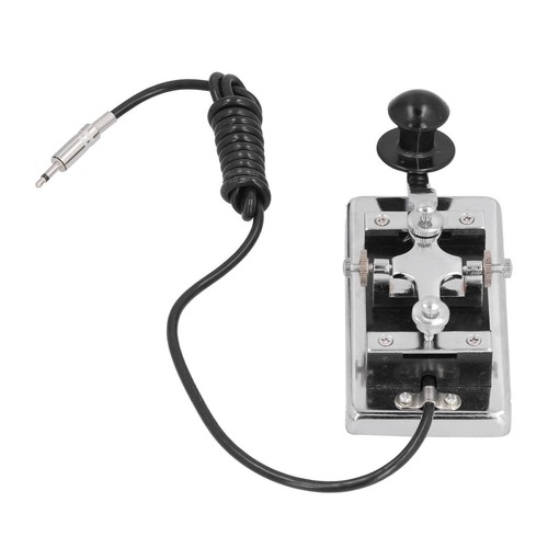 Morse Code CW Telegraph Hand Heavy Key Short Wave Radio Communication Teaching - Zdjęcie 3 z 12