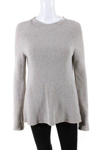 Ribbed Knit Sweater Gray 