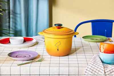 Le Creuset Japan Limited 2024 Pokemon Pikachu Cast Iron Pot
