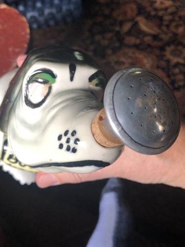 Vintage 1970s Figural Booze Hound Porcelain Hound Dog Liquor Decanter - Picture 4 of 5