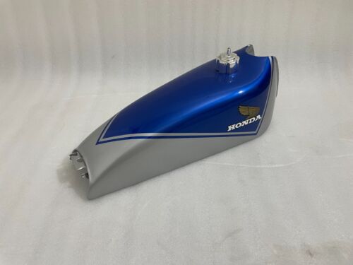 Honda TL 125 S BJ 1978 Model Steel Blue Silver Painted Fuel Tank With Cap & Tap - Picture 4 of 13