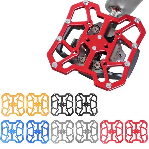 ADATTATORI PEDALI BICI PIASTRE CLIPLESS PIATTAFORMA TACCHETTA SCARPA MTB M6A3 X5I4 - Foto 8 di 18
