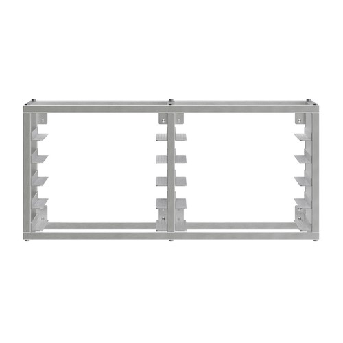 10 Tier Wall Mounted Half Size Sheet / Bun Pan Rack. 40 in. x 13 in. x 18 in. - Picture 2 of 6