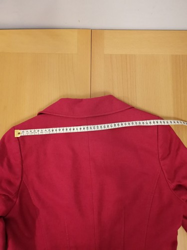 Blazer formal Hobbs London para mujer fucsia lino mezcla algodón talla 14 #Hob40J# - Imagen 18 de 20