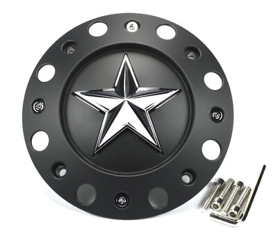 NEW KMC XD Series Rockstar SHORT Wheel Center Cap Matte Black XD775 1001775B