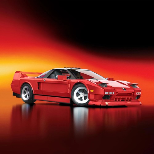 Mattel Brick Shop Hot Wheels '90 Acura NSX set di costruzioni NUOVO IMBALLO ORIGINALE *preordine* - Foto 2 di 6