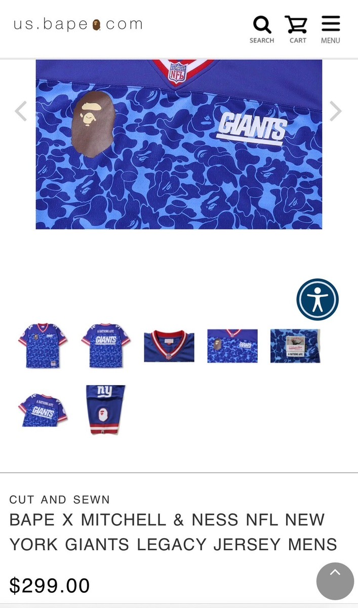 ミッチェルアンドネス 2XL NFL ニューヨークジャイアンツバレス【4541】 ミッチェルアンドネス 2XL NFL ニューヨークジャイアンツバレス