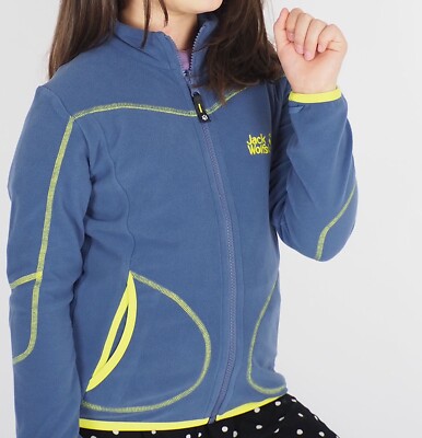 Mädchen Jack Wolfskin Woodpecker 1603711 Shady Blue schnelltrocknende Jacke
