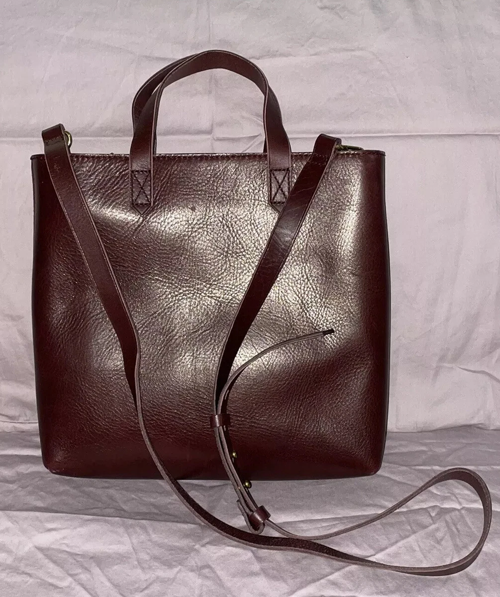 Madewell Small Transport Leather Crossbody Tote