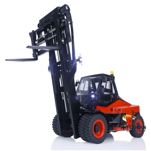 LESU 1:14 Metal Aoue-LD160S Forklift Hydraulic RC Truck Car W/Light Sound System - Picture 11 of 12