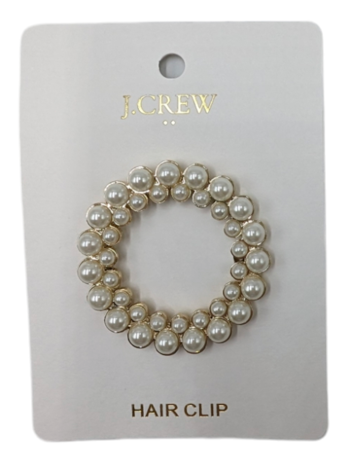 J. Crew Pearl circle hair barrette eBay