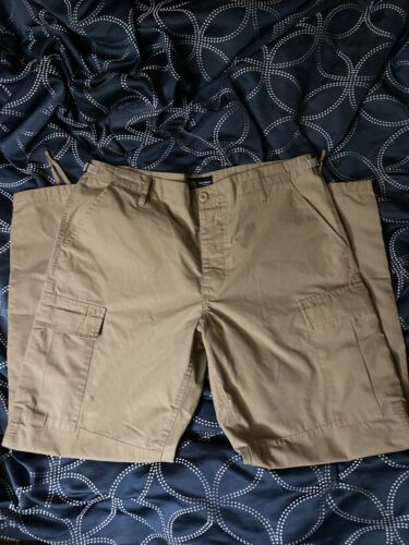 khaki/tan military style BDU cargo pants sz 36/38 waist mens LA police gear - Picture 2 of 3