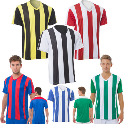 MAGLIA da CALCIO con SCOLLO a V Maglietta JHK T-shirt UOMO Italia