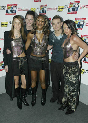 Liberty X at Smash Hits Poll Winners Party 2002 at London Dockland- Old Photo 1