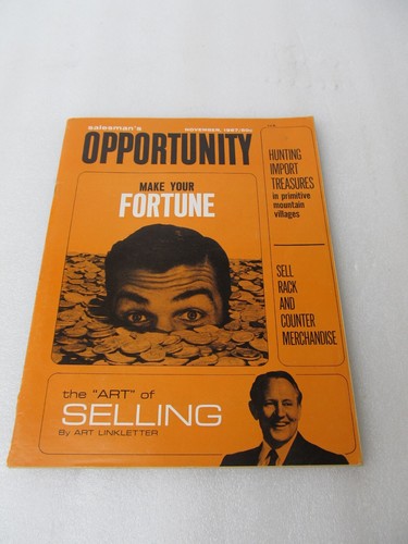 Salesman's Opportunity Magazine NOV 1967 Vintage Make Your Fortune