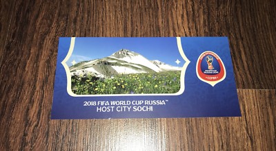 Postcard Post Card Sochi Sochi FIFA World Cup World Cup Russia Russia 2018