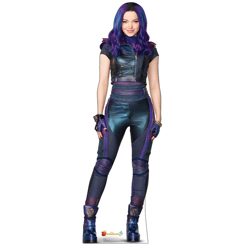 Mal Descendants 3 Lifesize Cardboard Cutout Standee Standup Dove Cameron Disney Ebay