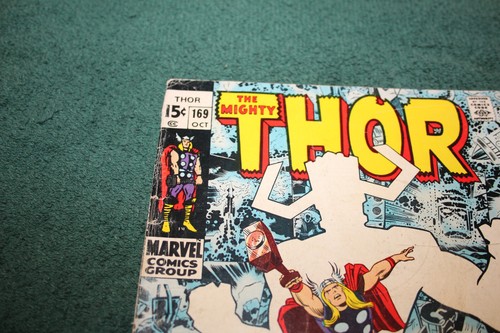 Thor #169 Comic grade 5.5 - Picture 2 of 11