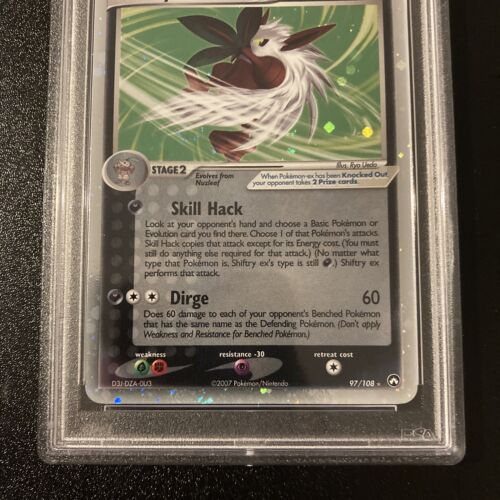 Graded Pokemon Card - Shiftry EX Holo 97/108 - PSA Mint 9 - EX Power Keepers - Picture 3 of 6