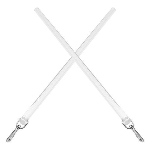 2Pcs Transparent Acrylic Curtain Pull Rod Long Wand for Window Curtains - Picture 12 of 12