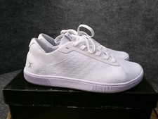 Flux Women's Adapt Trainer White Athletic Knit Barefoot Shoe Sneaker Size 8 US