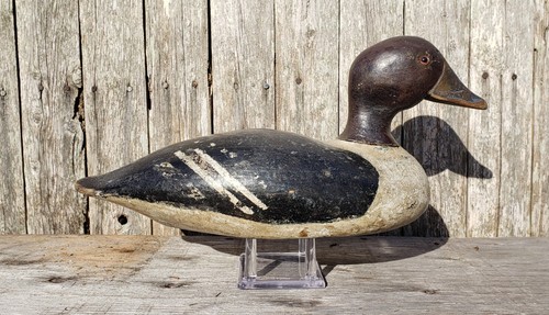 CA 1930-40 GOLDENEYE DECOY ATTRB ST LAWRENCE SEAWAY N.Y? VERMONT? LAKE CHAMPLAIN - Picture 3 of 13