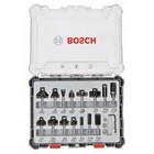 Bosch 2607017471 Router Bit Set 15 pcs Mixed 6mm Shank