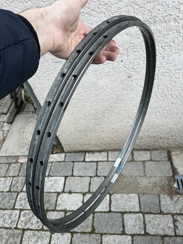 2 Rims Martano Grand Prix 80 700C 36 Holes / Mavic GP4 MA40 Ambrosio RIGIDA - Foto 5 di 9