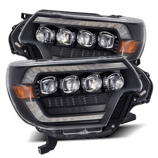 For 12-15 Toyota Tacoma Alpharex Black Nova Led Projector Headlights Headlamps