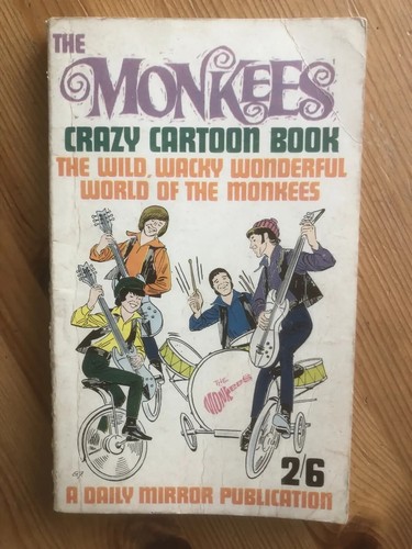 The Monkees Crazy Cartoon Book - comic strip paperback - 1967