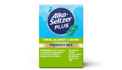 Alka-Seltzer Plus Maximum Power Max Sinus, Allergy and Cough 01/2027 Lot Of 2