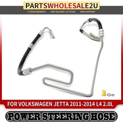 New Power Steering Pressure Line Hose Assembly for Volkswagen Jetta 2011-2014