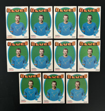 1971-72 O-Pee-Chee Terry Crisp #127 Rookie St. Louis Blues 11 Cards