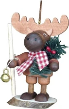 Alexander Taron Christian Ulbricht Christmas Ornament-Elk-5" H x 3" W x 2.25" D