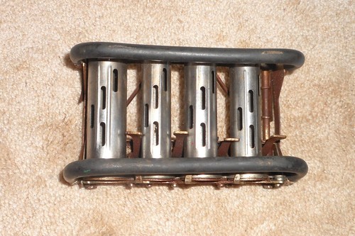 Vintage Jl Galef Mcgill 4 Barrel Belt Mounted Coin Changer Dispenser