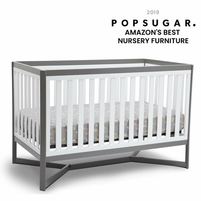 Delta Children Tribeca 4 In 1 Baby Convertible Crib White Grey