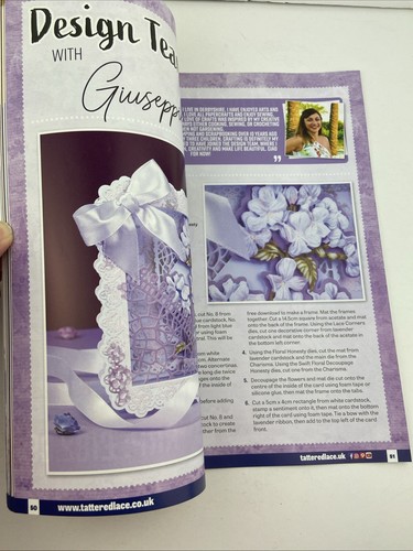 Tattered Lace Magazine Bundle X10, Issues 90-99, Inspiration Education Info VGC. - Imagen 16 de 24