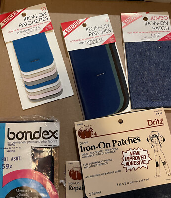 1995s stone gleen patch 正規品 Vintage Bondex/Singer/Dritz Iron-On