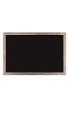 U Brands Magnetic Chalkboard, 36 x 24 Inches, Rustic Wood Frame 4549U00-01