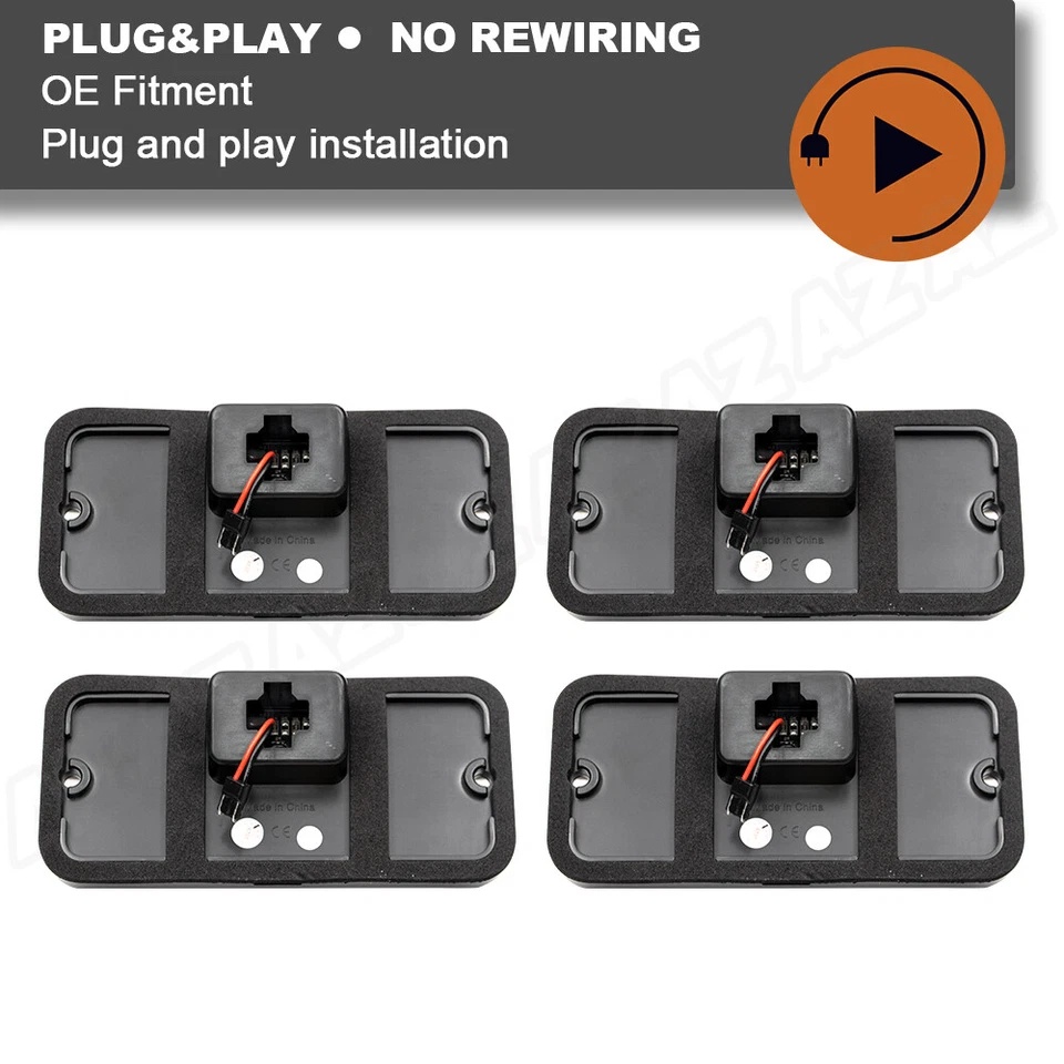 For 1968-1972 Chevy C10 GMC C15 C25 K15 Pickup LED Front Rear Side Marker Lights - Image 4 of 4