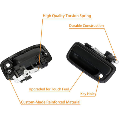 Pair For Toyota Tacoma 1995-2004 Outside Exterior Door Handle Front Left & Right - Picture 3 of 16