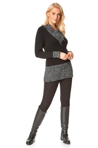 Button Detail Embelished Jumper - Ladies Roman Originals Women - Picture 9 of 50