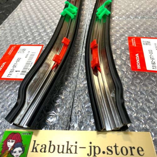 Honda Genuine Integra DC1 DC2 Front Glass Windshield Molding RH LH & Upper 3 Set - Picture 9 of 14