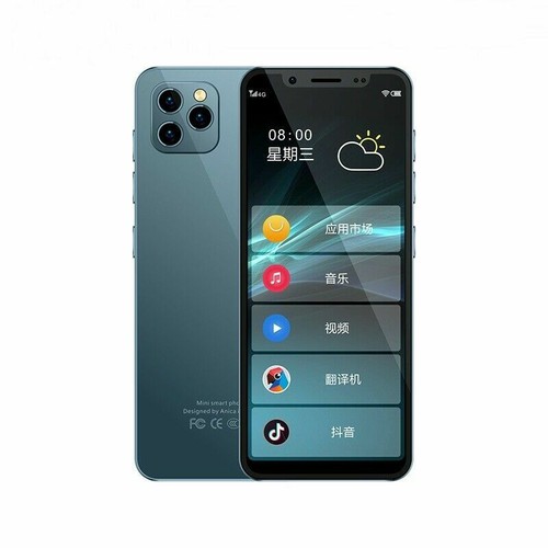 Entsperrt Mini Smartphone ultradünn Android 9.0 Telefon 4G LTE WiFi Google Play - Bild 15 von 18