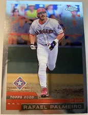 2000 Topps Chrome Rafael Palmeiro #417 Texas Rangers Card!