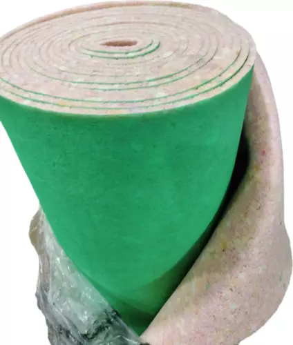 Floor Carpet Padding 1370w x 11m - 10mm Thick Flooring green 15SQM Underlay Foam - Picture 2 of 9